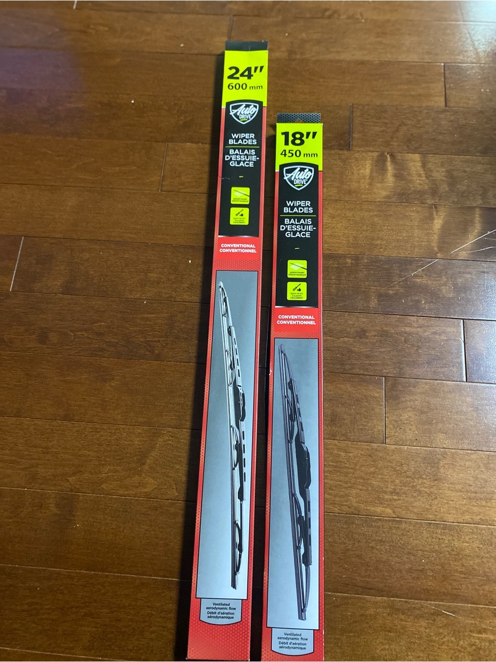 24" & 18" Black Wiper Blades (2-Pack)
